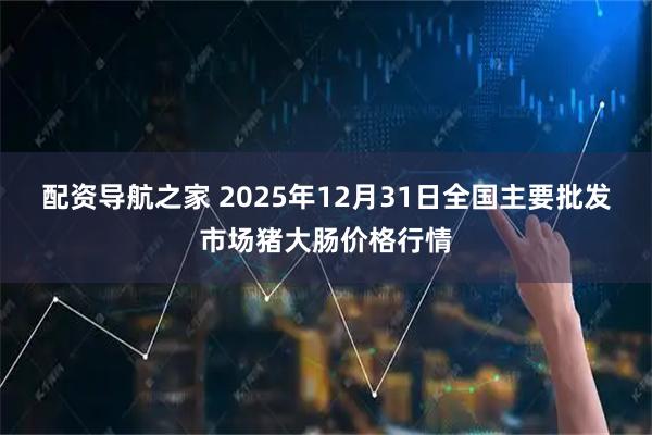 配资导航之家 2025年12月31日全国主要批发市场猪大肠价格行情